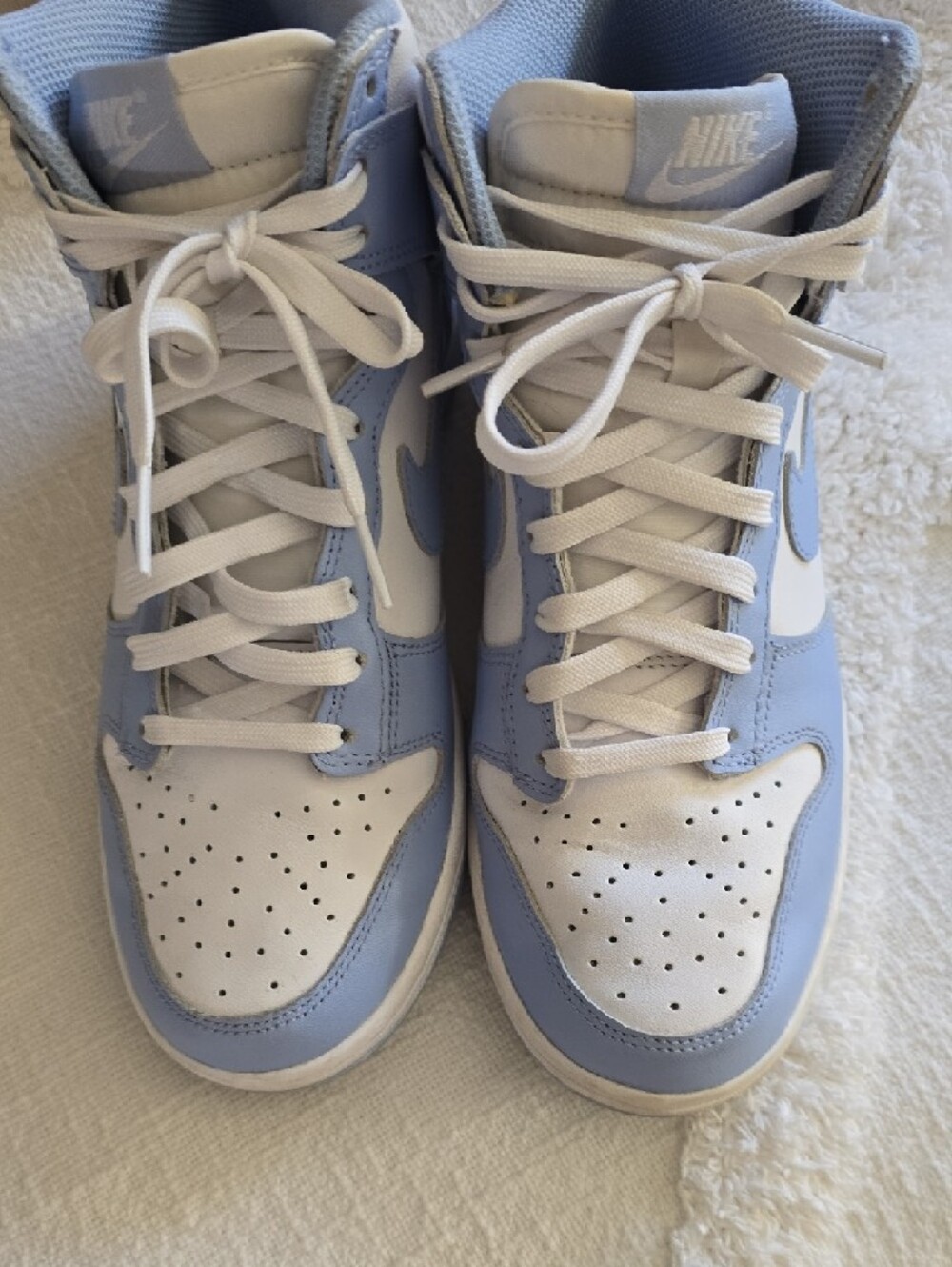 Nike Dunk High White Aluminum Sneakers